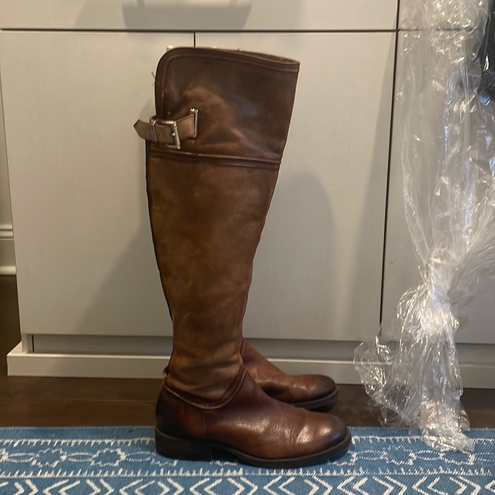 Vince Camuto brown knee high boots